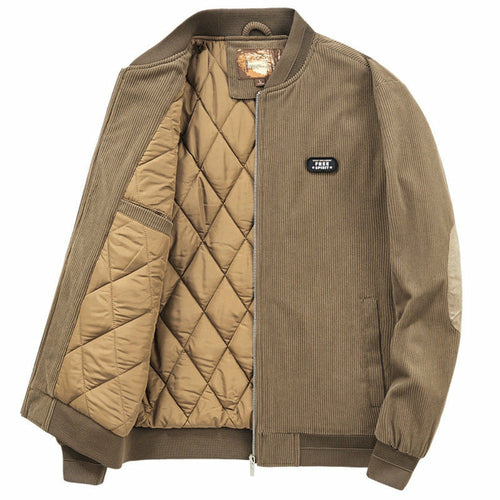 MALEFICUBRIS 'Ironbound' Round-Collar Elbow-Patch Jacket