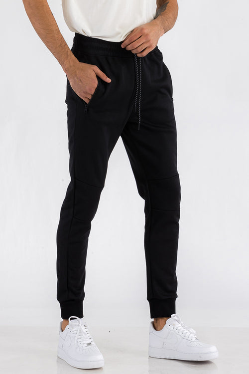 MALEFICUBRIS 'Graveweave' Heathered Cotton Sweatpants
