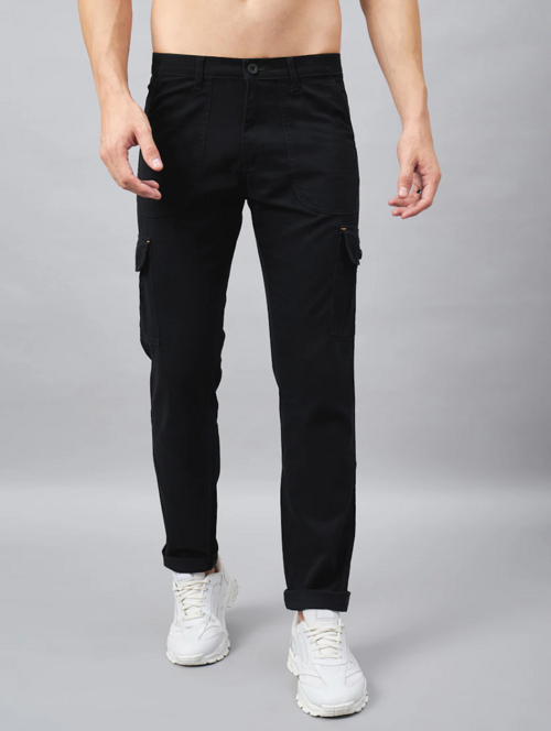 MALEFICUBRIS 'Nightbound' Cotton Cargo Trousers