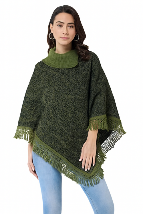 MALEFICUBRIS 'Ashveil' Women’s Woolen Casual Sweater