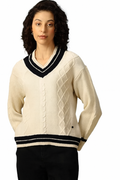MALEFICUBRIS 'Cinderveil' Women’s Woolen Casual Sweater