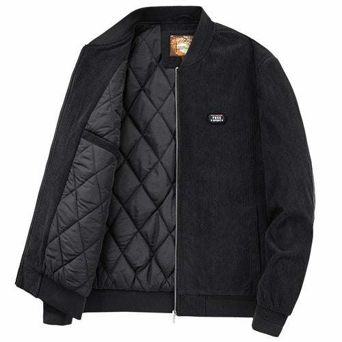 MALEFICUBRIS 'Ironbound' Round-Collar Elbow-Patch Jacket